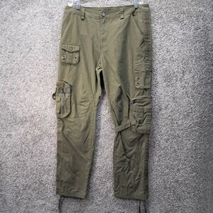 Free Knight Mens Olive Green Tactical‎ Cargo Pants Military Army Utility Size 36